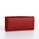 Women's wallet on magnet, red color