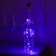 Garland "thread" 1 m dew with a traffic jam, IP20, silver thread, 10 LED, purple glow, lr44x3