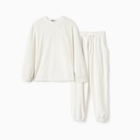 Kidshot (sweatshirt, trousers) KAFTAN PLUSHY R.36 (134-140), white