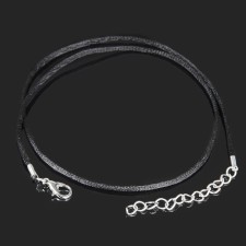 Nylon cord d = 1.5 mm, 43 cm + extension cord, black color