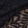 Lace elastic fabric, 185 mm × 2.7 ± 0.5 m, black color