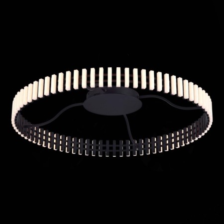 Ceiling Ceiling ST LUCE. SL6203.402.50. Estense. 1x50 W, LED, 3000K, 4000 LM, 80x80x13 cm, black color-1