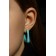 Acryl Earrings "Trend" frame, sea color