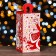 Gift box "New Year's wishes", 9.5 x 9.5 19.7 cm