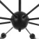 Armand chandelier 8x40W E27 Black 78x78x48cm Ritter