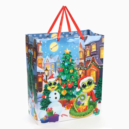 New Year. Gift package, 40x49x19 cm, packaging, Mickey Mouse-3