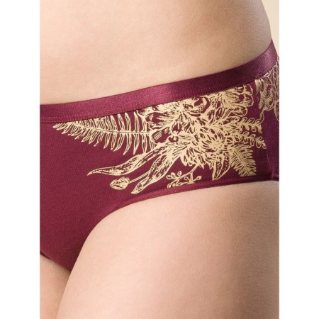 Female cowards, size 46, burgundy color-2