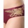 Female cowards, size 46, burgundy color