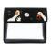 A5 notebook folder (230 x 190 x 50 mm), with Velcro valve, plastic/textiles, calligrata, "geese"