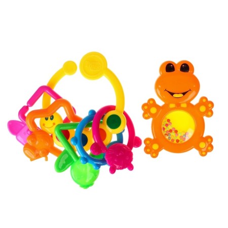 A set of rattles "Frog and caterpillar - chain", 2 pcs., Baby-5