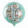 Foal balloon 18 "cats", circle, with a substrate