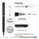 SHOULD SHOP RUBLE, 1.0 mm, BrunovisConti firenze, blue rod, metal case Soft Touch Black, in case