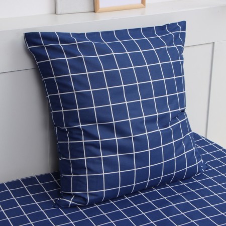 Stew and I "Tattersol" Tsv. Sinius: sheet 145*214cm, 70*70cm, calico, 120g, 100% x-1