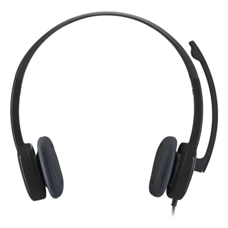 Headphones with the Logitech H151 microphone 1.8m Falle headband (981-000589)-1