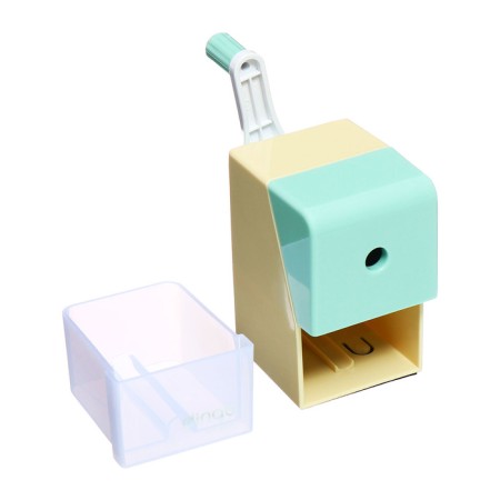 Mechanical sharpener with container classic yellow-6