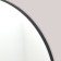 Wall mirror "Golden Rubin", in the oval case, 110x45 cm