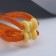 Fingers massage, 14.5 × 3.8 × 3.2 cm, 2 videos, orange color