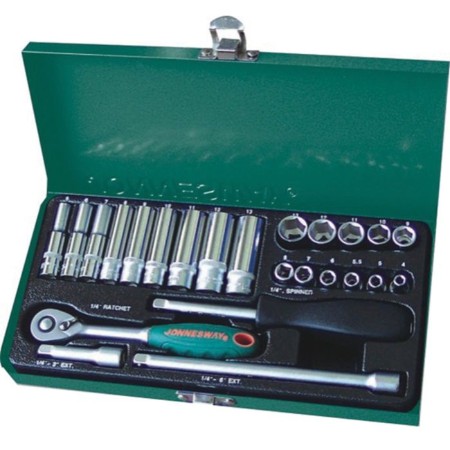 Set of end heads Jonnesway S04H2125S, 25 items