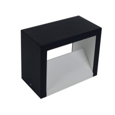 Фасадный светильник Arte Lamp Liverpool A1326AL-1BK, LED, 9 Вт, 8х14х11 см, 420 Лм, чёрный, белый