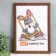 Photo frame 21x30 cm, mokko (plastic screen)