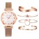 Women's gift set Rinnady 5 in 1: Watch and 4 bracelets