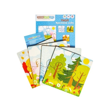 Puzzle for kids "Seasons" Size 1 picture: 10 × 10 × 1.4 cm-4