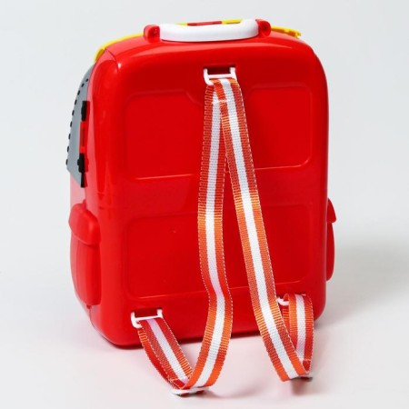 A set of builder with tools of the game "Suitcase" a backpack with instruments, Mickey Mouse-4