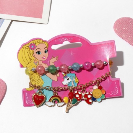A set of children's bracelets (2 pcs.) "Choselka", fun, color-2