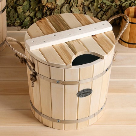 Linden -12l -galley, galvanized insert, with a lid, "Dobroparov"-1