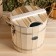 Linden -12l -galley, galvanized insert, with a lid, "Dobroparov"
