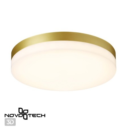 Opal lamp, 1x30W LED, 4000K, 2800LM, IP54, color gold-2
