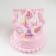 Music souvenir + photo frame "Carousel hearts" Pink 17.5x17.5x20 cm