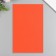 Sheet for creativity claims. Kozh "Figure Lichi" Red-Orange sheet 33x20 cm thick 1 mm