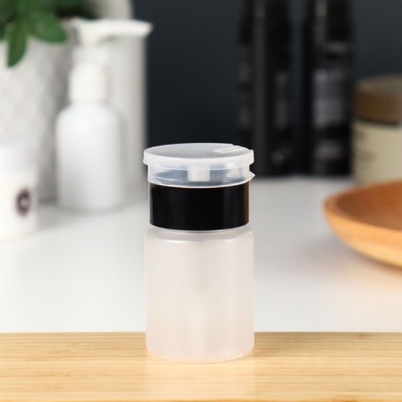 Pump bottle, 75 ml, black/transparent color-2