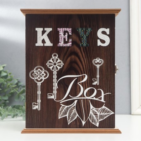 Keywood tree 6 hooks "Leaflets" 6.5x20x25 cm