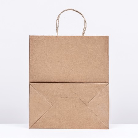 Craft bag without printing, round handle 24 x 14 x 28 cm, set 10 pcs 2492931-1