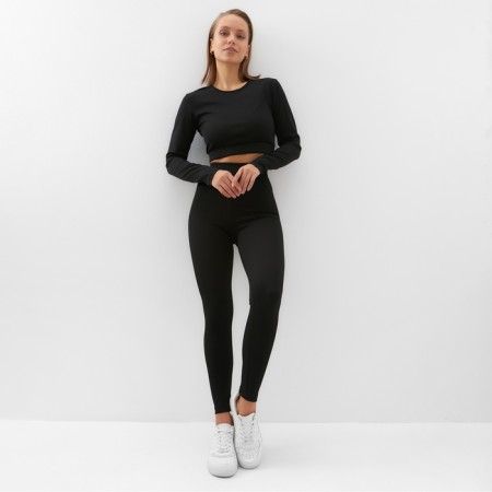 Leggings Sports Women's Minaku Black Color, size 48-4