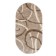 Sheggy carpet oval 150x200 cm, pp 100%, juts