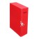 Archival folder with A4 Calligrata ties, 100 mm, micro -frong cardboard, up to 900 sheets, red