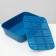 Sima toilet with an side + grid + scoop 30 x 39 x 13.5 cm Blue Fix