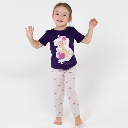 Пижама детская для девочки KAFTAN "Cute" рост 122-128 (34)-4