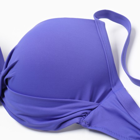 Separate female swimsuit, blue color, size 56-2