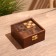 Puzzles in the box (set 4 pcs) 12x13x6 cm, wooden wood