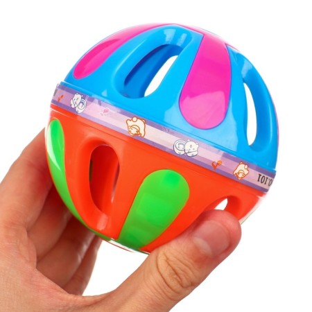 Rattle "Bright ball", color mix, crush me-5
