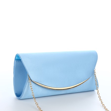 Women's bag on magnet, blue color-3