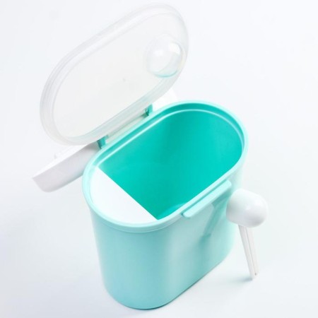 Container for baby food view 5, turquoise color-2