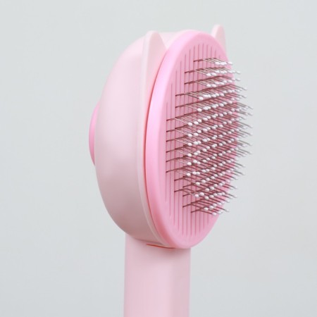 Popular Plastic "cat" with self -cleaning function, 8.5 x 20 cm, pink-2