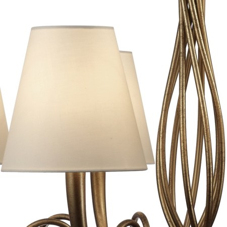 Suspended chandelier Mantra Paola, E14, 8x20W, 609 mm, color matte gold-4