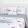 Bed linen "Ethel" 2 joint venture mr & mrs 175*215 cm, 200*215 cm, 50*70+4 cm - 2 pcs