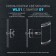 Lamp wall era WL51 WH, 80x100x200 mm, IP20, G9, 40W, white color